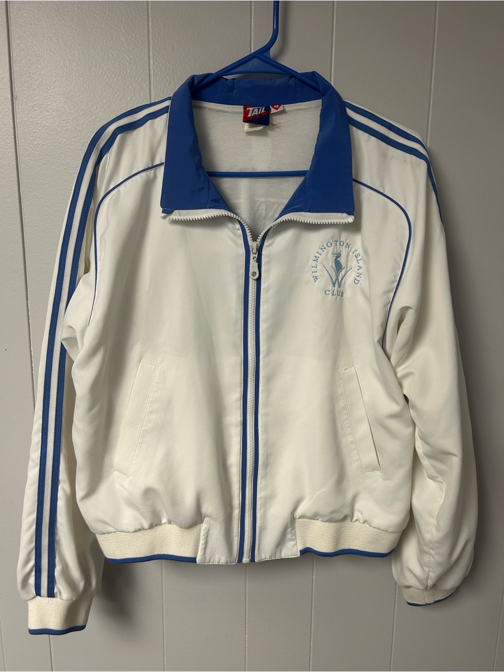 Vintage Tail Wilmington Island club golf track jacket M SAVANNAH GA
